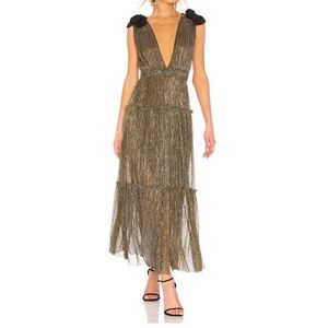 Ray Dress in Gold